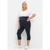 sheego Umstands-Leggings in tiefblau | 44