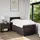 vidaXL Boxspringbett 90 x 200 cm Dunkelbraun