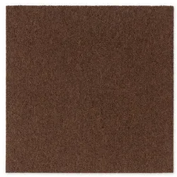 KARAT Teppichfliesen Moscow selbstliegend - 50 x 50 cm / Dunkelbraun