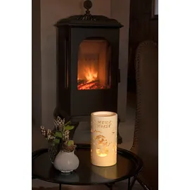 Konstsmide LED Laterne Zylinderform  weiß