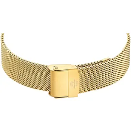 Master Time MTLA-10949-12M Damenuhr Funk Advanced Mesh-Band Goldfarben