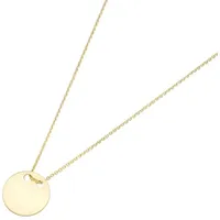 Luigi Merano Kette kleines Plättchen, Gold 585 Ketten Gold Damen