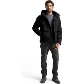 Tom Tailor Herren Puffer-Jacke mit abnehmbarer Kapuze