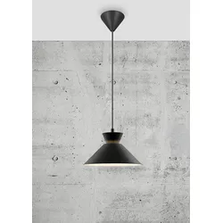 NORDLUX Pendelleuchte "Dial", schwarz, Ø 25,00cm H: 13,50cm, Lampen, Dänisches Exklusives Design, Wunderbare Lichtkurve