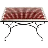 marokkanischer MOSAIKTISCH Orientalischer Eßtisch Mosaik Garten Tisch 80x120cm S