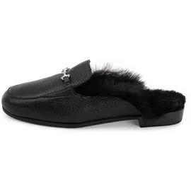 VITAFORM Hirschleder Sabot Damen Schwarz 39