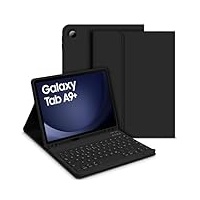 GOOJODOQ für Samsung Galaxy Tab A9+/A9 Plus 11" 2023 Tastatur Hülle, QWERTZ Abnehmbare Tastatur mit Schutzhülle für Galaxy Tab A9+ 11 Zoll 2023 SM-X210/X215/X216, Schwarz