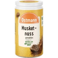 Ostmann Muskatnuss gemahlen 35 g Muskatnuss Gewürz, Muskatnusspulver, aromatisches Gewürz für Gemüse & Kartoffeln, aus der orientalischen Küche, Menge: 4 Stück (Verpackungsdesign kann abweichen)