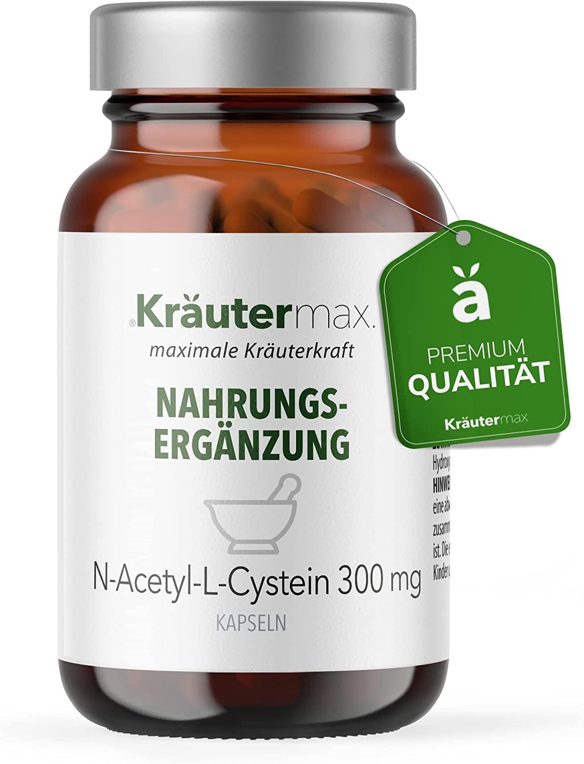 Kräutermax N-Acetyl-L-Cystein 300 mg Kapseln 90 St