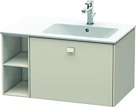 Duravit Brioso Waschtischunterbau BR401409191 820x479mm, Taupe, Regal rechts