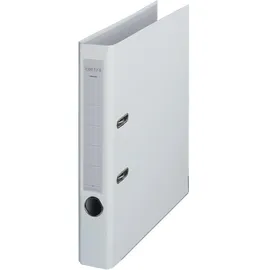 Leitz Centra Standard-Ordner (grauappe RC, mit PP-Folie kaschiert, A4, 5,2 cm Rückenbreite, Chromos) weiß, 25 Stück