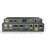 PURETOOLS - Telekonferenz Scaler Switcher 4x2, 4K, HDMI & HDBaseT Ausgang