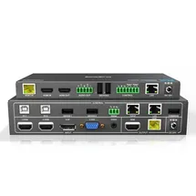 PURETOOLS - Telekonferenz Scaler Switcher 4x2, 4K, HDMI & HDBaseT Ausgang