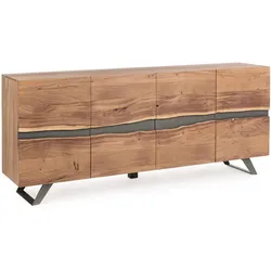Sideboard Aron aus Akazienholz, 198 cm