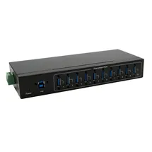 Exsys EX-11220HMVS USB 3.2 Gen 1 Hub Din-Rail Kit VIA VL811+ Chipset