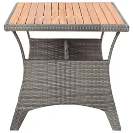 vidaXL Gartentisch 120 x 70 x 66 cm Grau