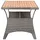 vidaXL Gartentisch 120 x 70 x 66 cm Grau