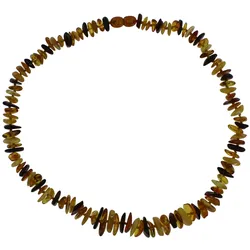 Gliederkette OSTSEE-SCHMUCK "Ostsee-Schmuck Kette Valana Kette Valana" Gr. 60, braun, Halsketten, Damen, 60cm, Bernstein, L: 42cm