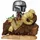Funko Pop! The Mandalorian - Mando On Bantha mit Grogu (The Child Baby Yoda) - Vinyl-Sammelfigur - Geschenkidee - Offizielle Handelswaren - Spielzeug Für Kinder und Erwachsene