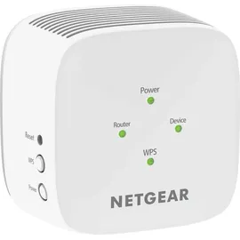 Netgear WiFi Repeater EX6110, WiFi Verstärker AC1200, 1.200 Mbit/s, bis zu 120m2, - Weiß