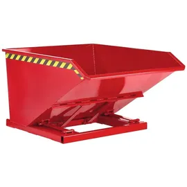 R+R INDUSTRIETECHNIK RR Industrietechnik Muldenkipper Typ RTK-150 2370x1450x780mm 1500dm3 RAL 3000 Feuerrot
