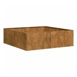 vidaXL Hochbeet Rostig 100 x 100 x 30 cm Cortenstahl