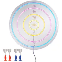 just light. Dartboard Neon inkl. USB-Anschluss