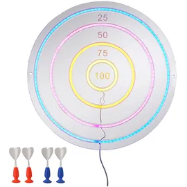 just light. Dartboard Neon inkl. USB-Anschluss