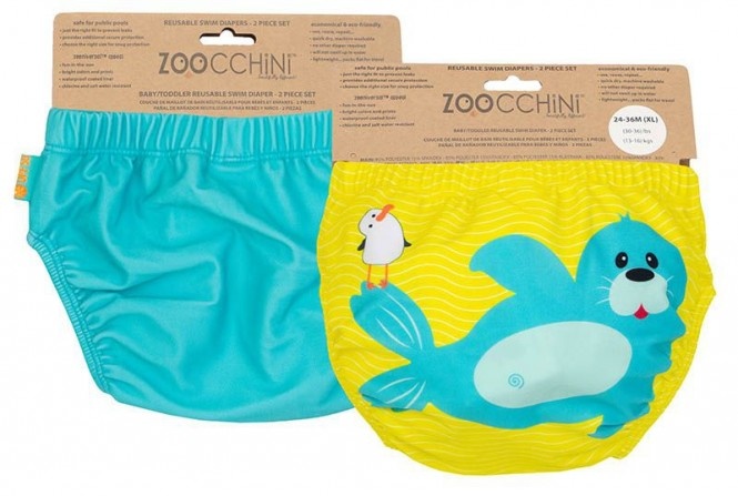 ZOOCCHINI Badewindeln Sydney die Robbe (2er Set) L