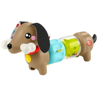 Mattel Fisher-Price Fisher Price Pets Klicken & Drehen Aktivitätshündchen Sensorikspielzeug mit