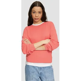 QS Strickpullover mit Struktur Orange XL