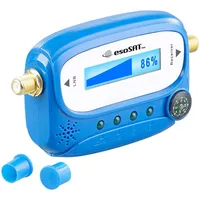 EsoSAT Digitaler Satelliten-Finder mit Kompass, LCD-Display und Tonsignal