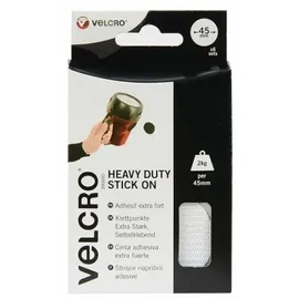 VELCRO® Velcro VEL-EC60249 Klettpunkte zum Aufkleben Haft- und Flauschteil, extrastark (Ø) 45mm Weiß 6