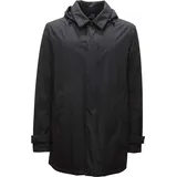 N2487 Piumino Uomo Lungo Herno Laminar Gore-Tex Down Jacket Black - Schwarz - 54