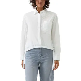 s.Oliver Leichte Hemdbluse aus Baumwollvoile mit Schleifendetail Schwarz 34