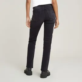 G-Star Strace Straight Fit Jeans Worn In Black Moon 32 34