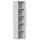 Posseik Homeline Hochschrank 35 x 150 x 30 cm Weiß MDF
