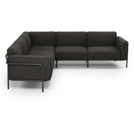 Andas Ecksofa »Askild«, Outdoor Gartensofa, wetterfeste Materialien, Breite 247 cm grau