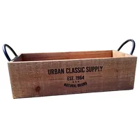 Meinposten Holzkiste braun Dekokiste Shabby Kiste Obstkiste Holz Deko