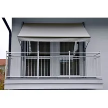 Angerer Klemmmarkise Style 150 cm granit/hellgrau