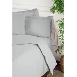 l'essentiel linge de maison Bettbezugset Renforcé Grau 240 x 220 cm
