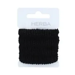 HERBA Fashion Élastique à cheveux 4cm Noir Elastique Pour Cheveux 4 pc(s)