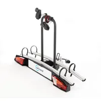 CARTREND Kupplungs-Fahrradträger Alu Active, für 2 Fahrräder, Fahrradträger Kupplung,