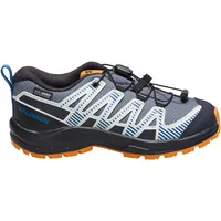 Salomon XA PRO V8 Kinder Grisaille / Dark Blue / Turmeric 37
