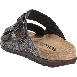 ROHDE Damen Pantolette Schnalle Rodigo-D 5872, Größe:41 EU, Farbe:Grau - Grau - 41
