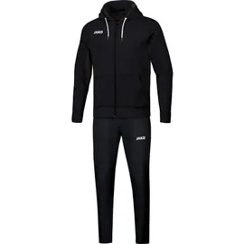 Jako Jogginganzug Base mit Kapuze schwarz 140