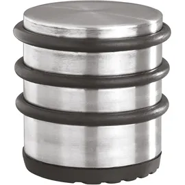 Wagner Boden-Türstopper Big Disk Tower EH 5072 Edelstahl-Optik Ø 70 mm x 70 mm
