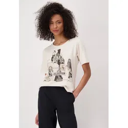 T-Shirt »Shirt Taschen«, Mit Rundhalsausschnitt, Gr. 44, beige, , 27275221-44