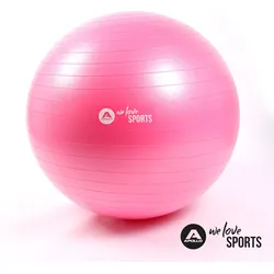 Gymnastikball 65cm inkl. Pumpe fürs Büro. Yoga - Pink rosa 65 CM