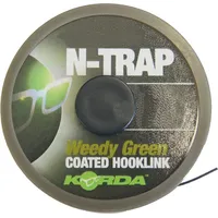 Korda N-Trap Soft 20m Vorfachschnur, Tragkraft:15lbs/6.8kg, Farbe:Weed GRÜN